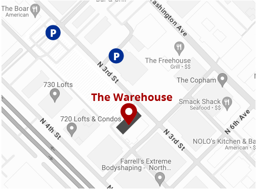 The Warehouse map